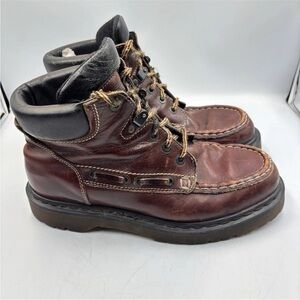 Vintage Doc Dr. Martens 8460 Brown Boots AW004 Made in England Men Size 10